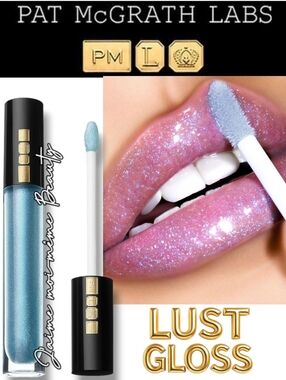 Pat Mcgrath Holographic Lust Gloss in Astral Moon Child 🌙 🌚 Blue Holo Sparkle